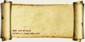 Jagoda Nerić vizit kartica